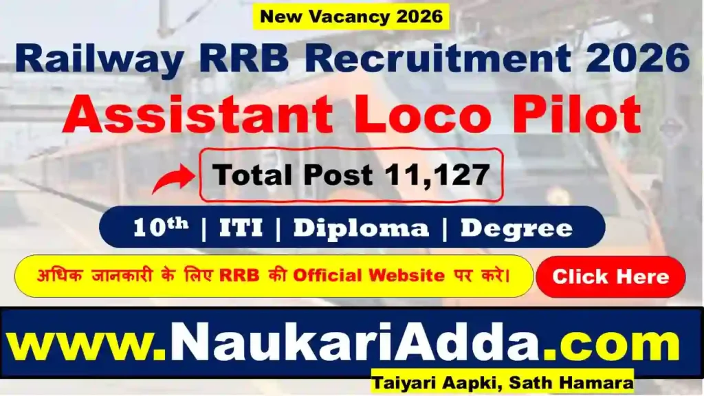 RRB ALP Recruitment 2026 Naukari Adda