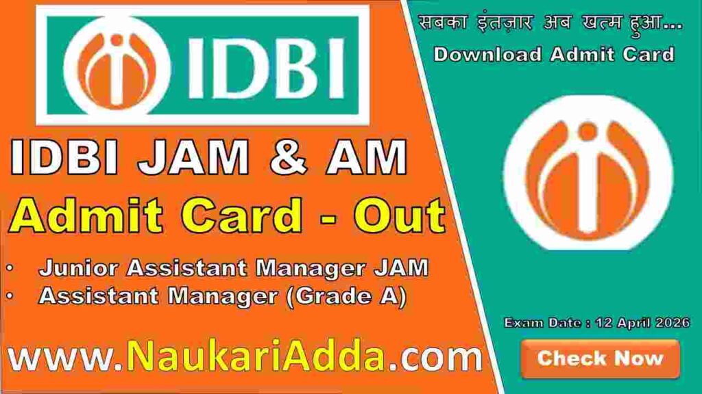 IDBI Bank JAM 2026 Naukari Adda
