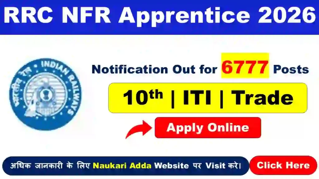 Railway NFR Apprentice 2026 Naukari Adda