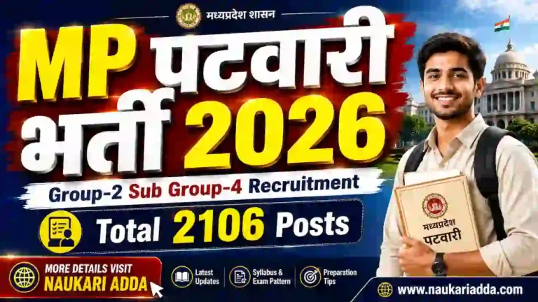 MP Patwari Bharti 2026 Naukari Adda