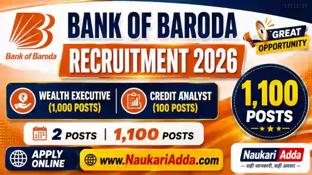 Bank of Baroda Recruitment 2026 Naukari Adda