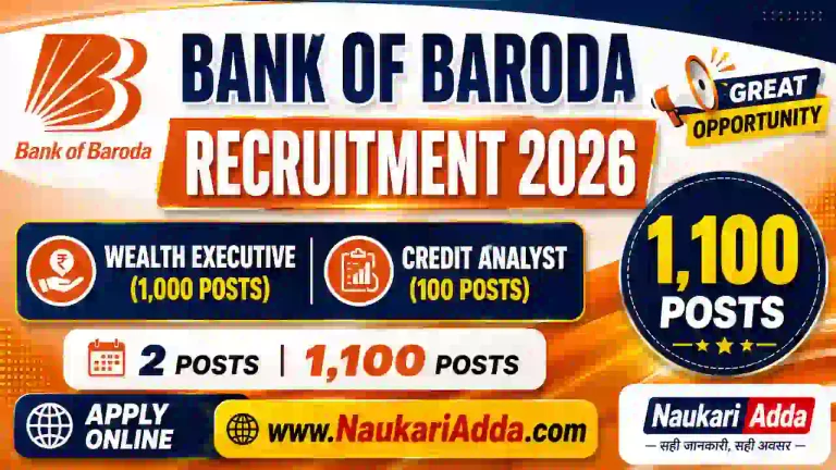 Bank of Baroda Recruitment 2026 Naukari Adda