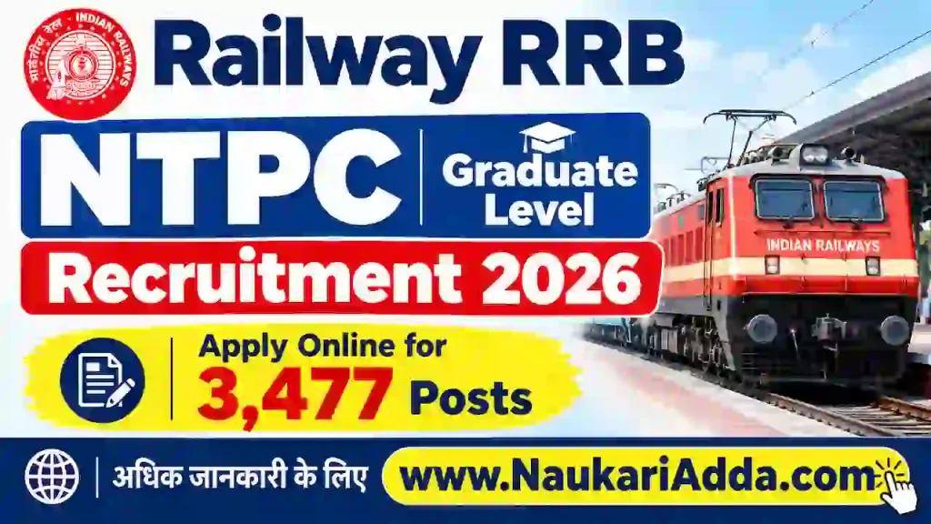 RRB NTPC Graduate Level Recruitment 2026