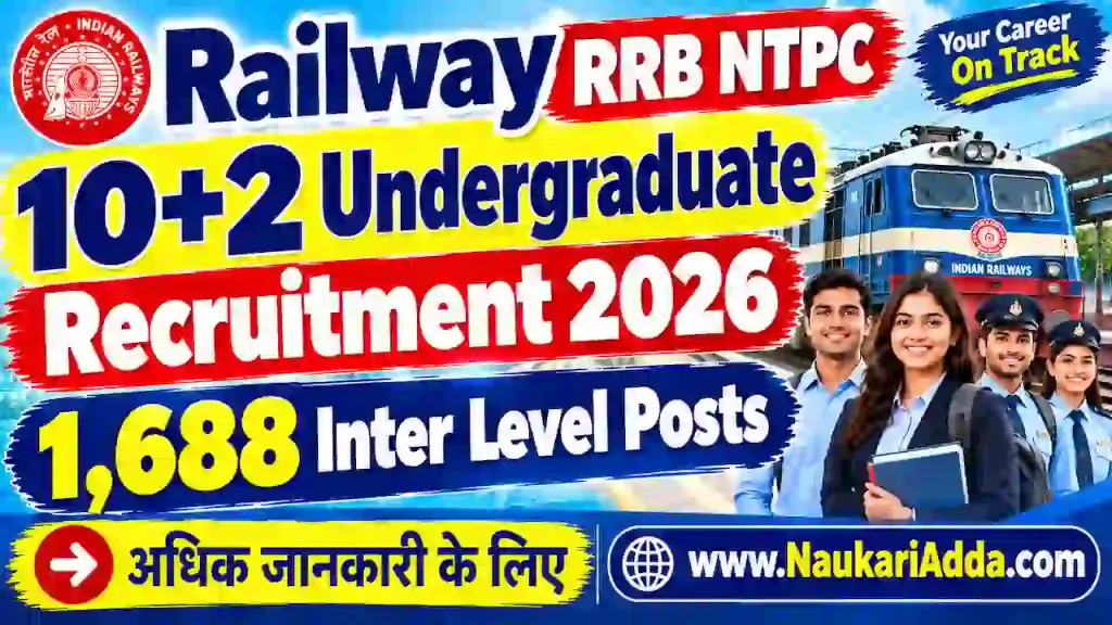 RRB NTPC Undergraduate Recruitment 2026