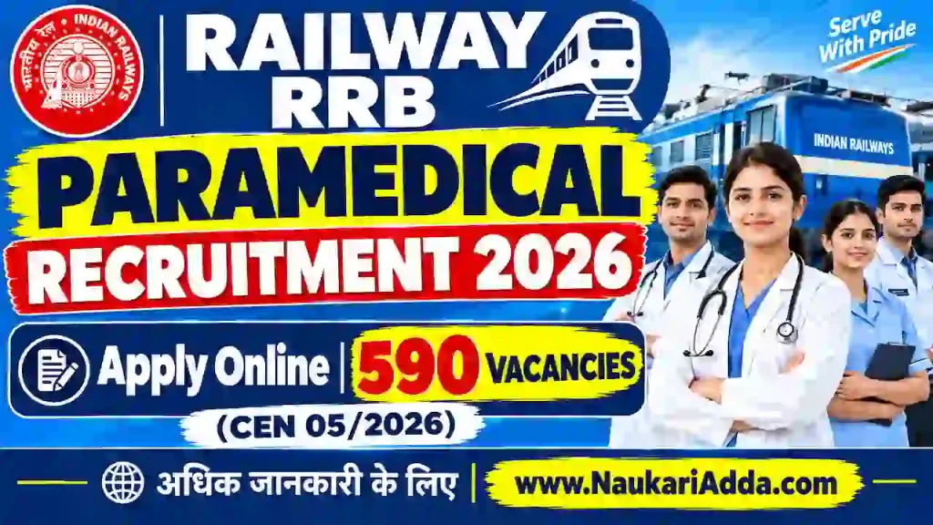 RRB Paramedical Recruitment 2026