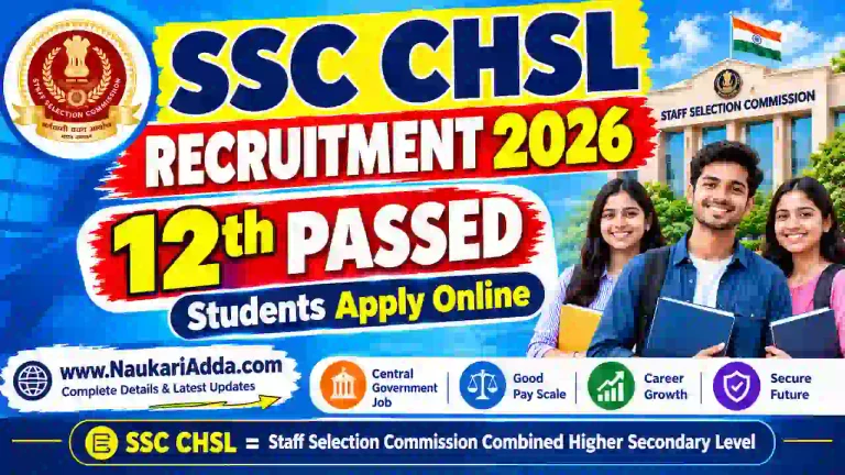 SSC CHSL Recruitment 2026