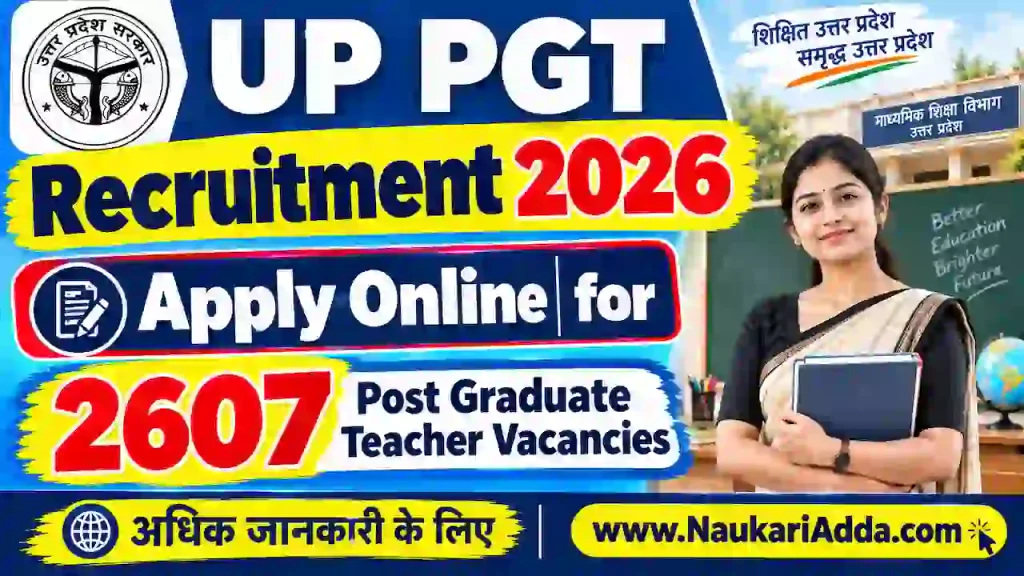 UP PGT Recruitment 2026